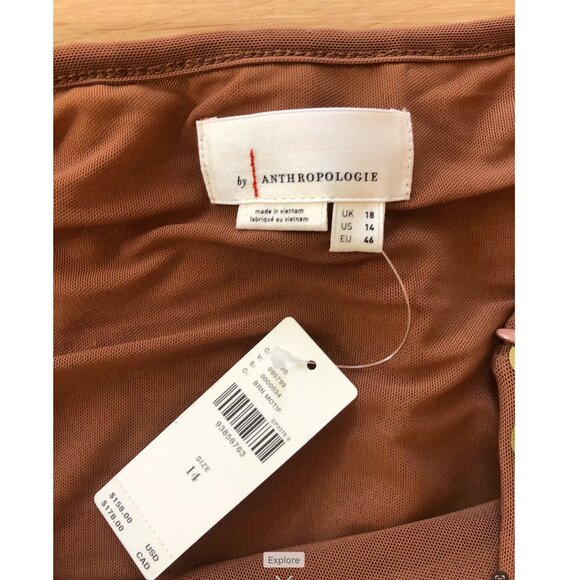 Anthropologie Maeve Iridescent Sequin Maxi Skirt - Picture 9 of 9